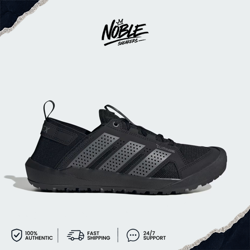 Noble Sneakers - Sepatu Adidas Terrex Daroga Climacool Core Black Grey Four Unisex Outdoor Trail Run