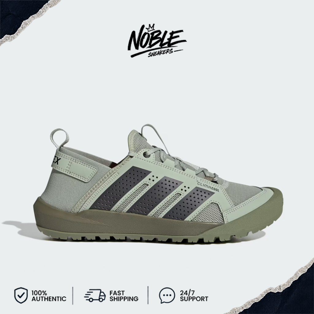Noble Sneakers - Sepatu Adidas Terrex Daroga Climacool Halo Green Carbon Core Black Unisex Outdoor T