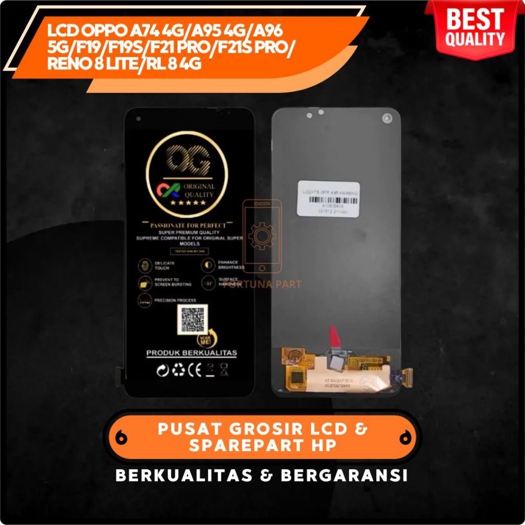 LCD TOUCHSCREEN OPPO A95 4G / A74 4G / A94 FULLSET ORIGINAL