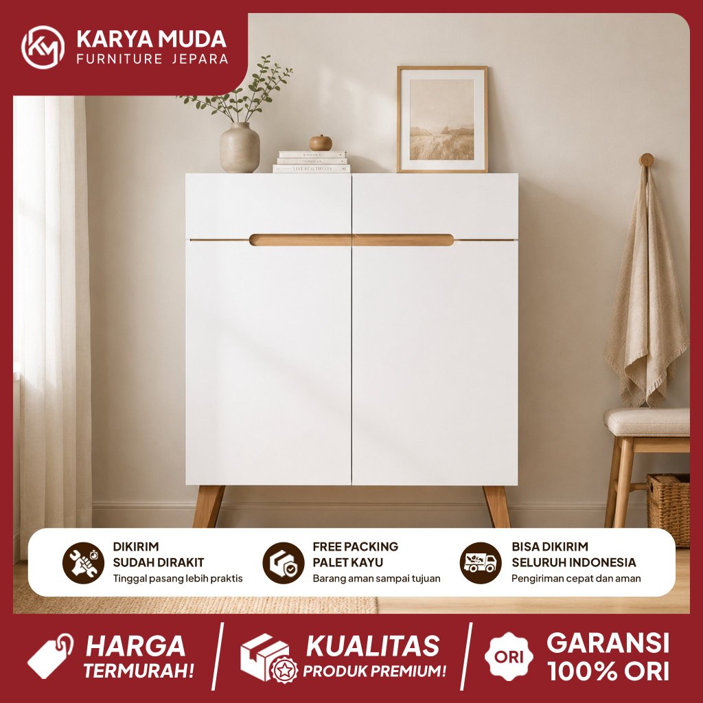 Rak Sepatu Meja Nakas Drawer Penyimpanan NL 27