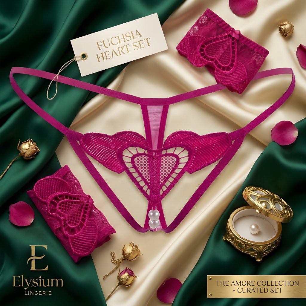 Celana Dalam Sexy G String Mutiara - Fuchsia