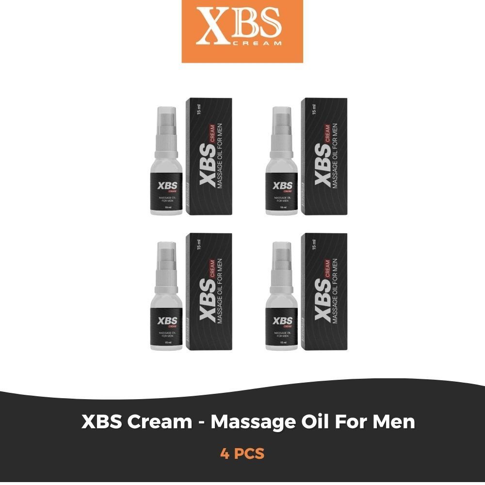 XBS Cream - Minyak Badan 15 ml - 4 Pcs