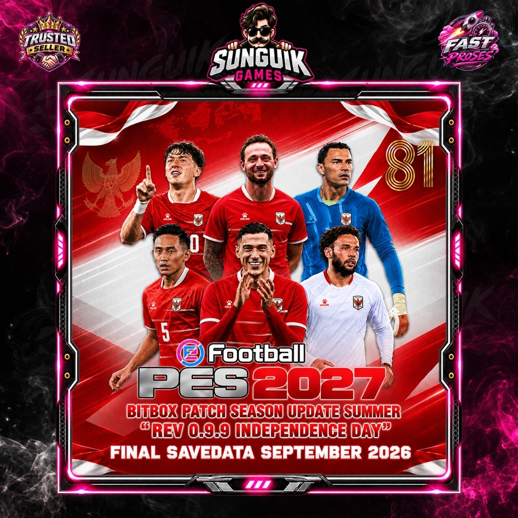 Bitbox Patch Summer PES 2027 REV 0.9.9 - Game Digital PS4 HEN Via Link