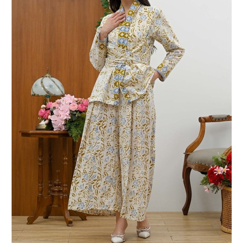 KANTI BATIK –  JELITA One Set Batik Wanita | Top Batik Modern dan Kulot Batik Katun