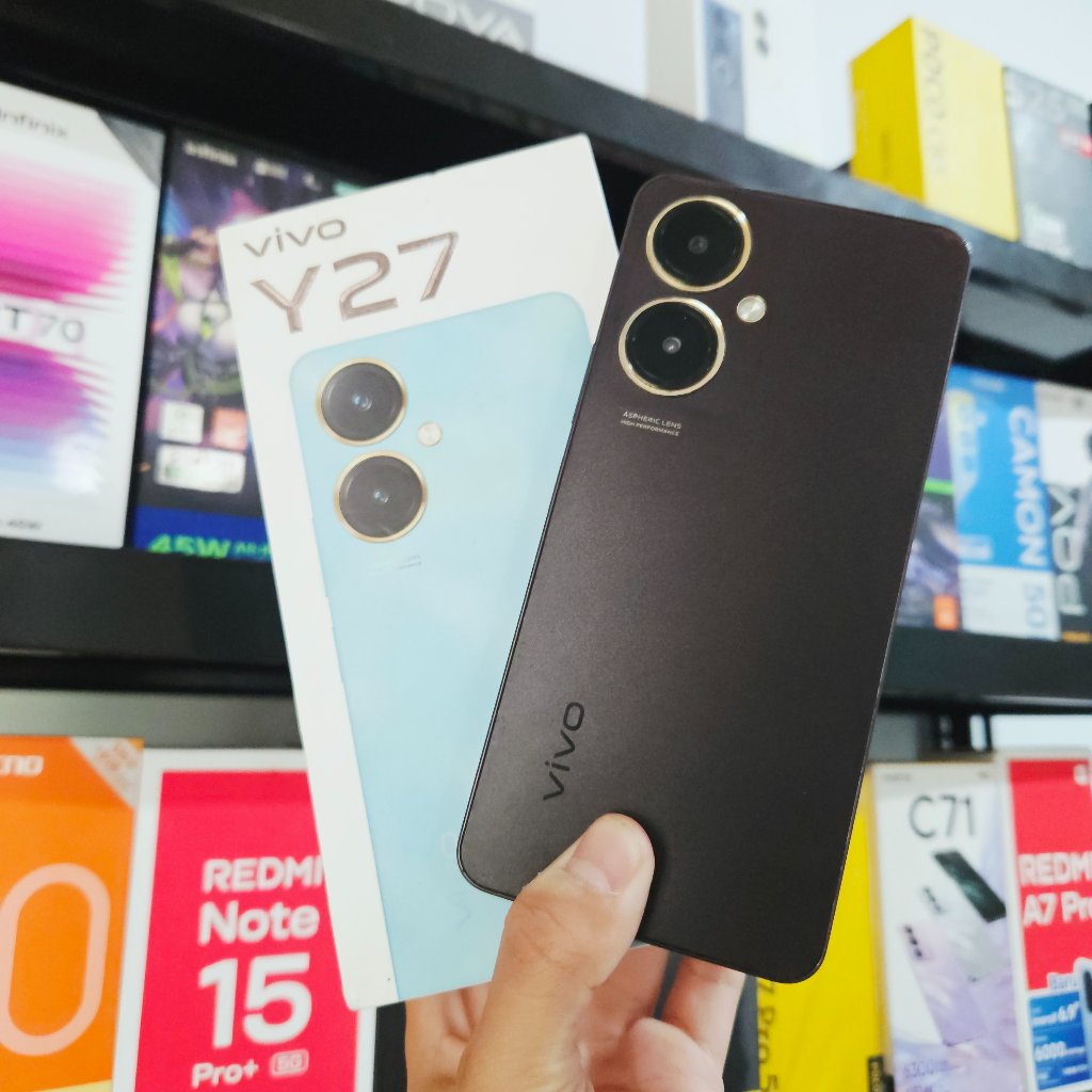 VIVO Y27 4G SECOND / Y27 4G RAM 6/128GB HP SECOND HANDPHONE SECOND HP SEKEN HP BEKAS HP MURAH