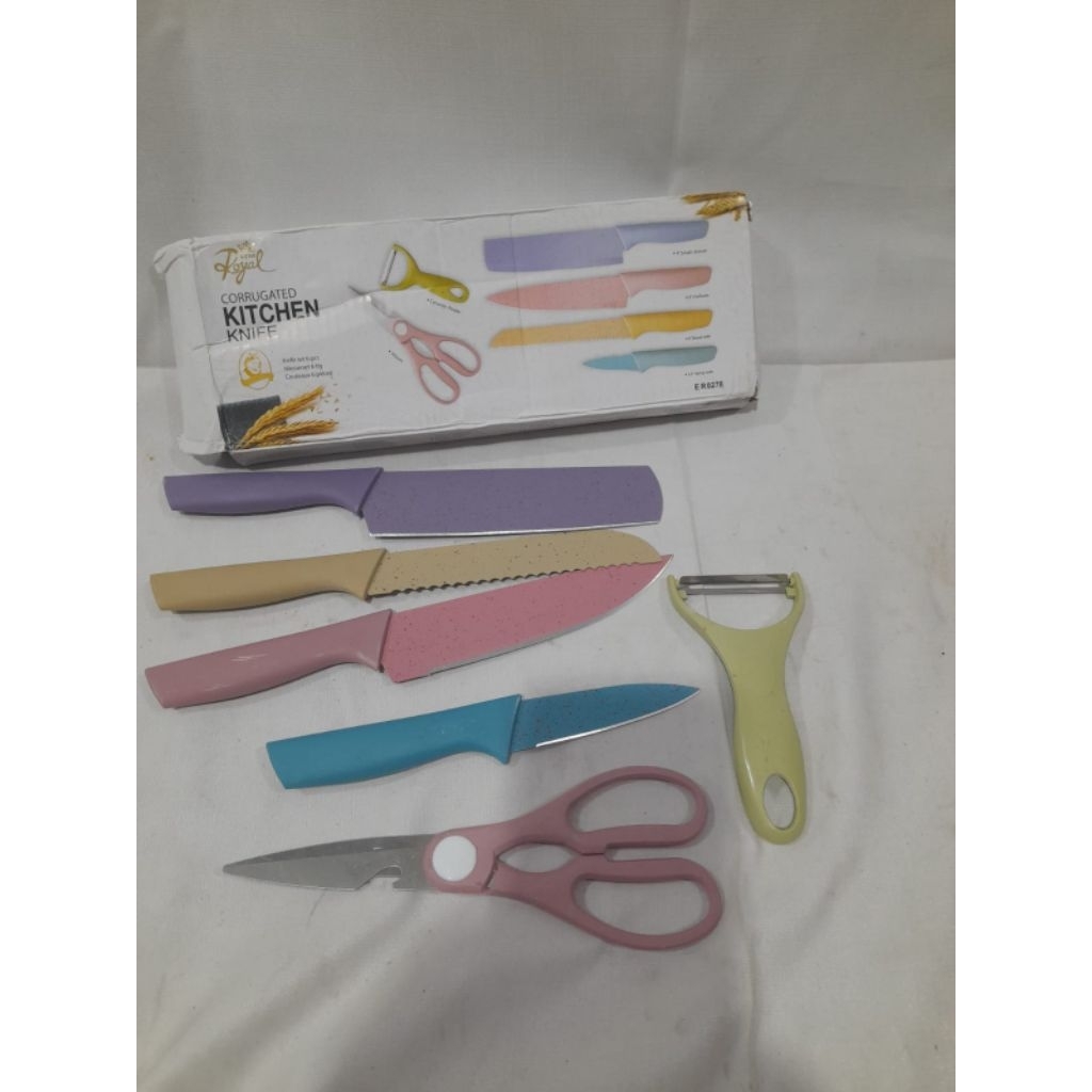 pisau set rainbow er0278