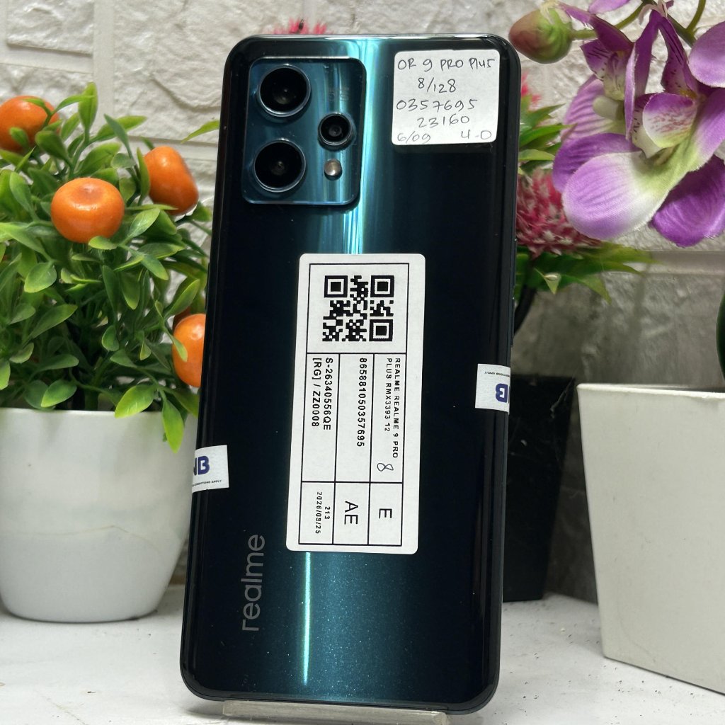 Realme 9 Pro Plus 5G  8/128GB Bekas Second Original