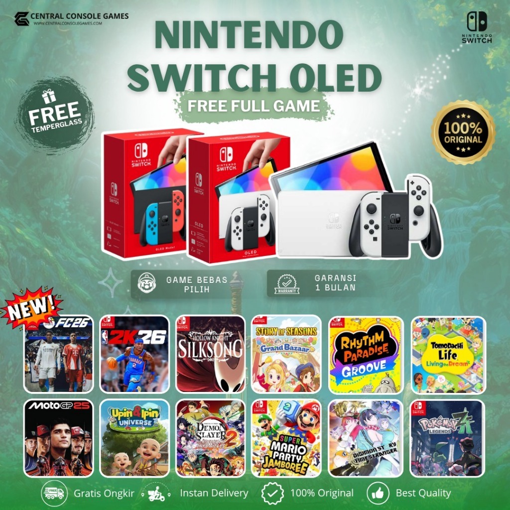 Nintendo Switch Oled Fullset Free Full Game