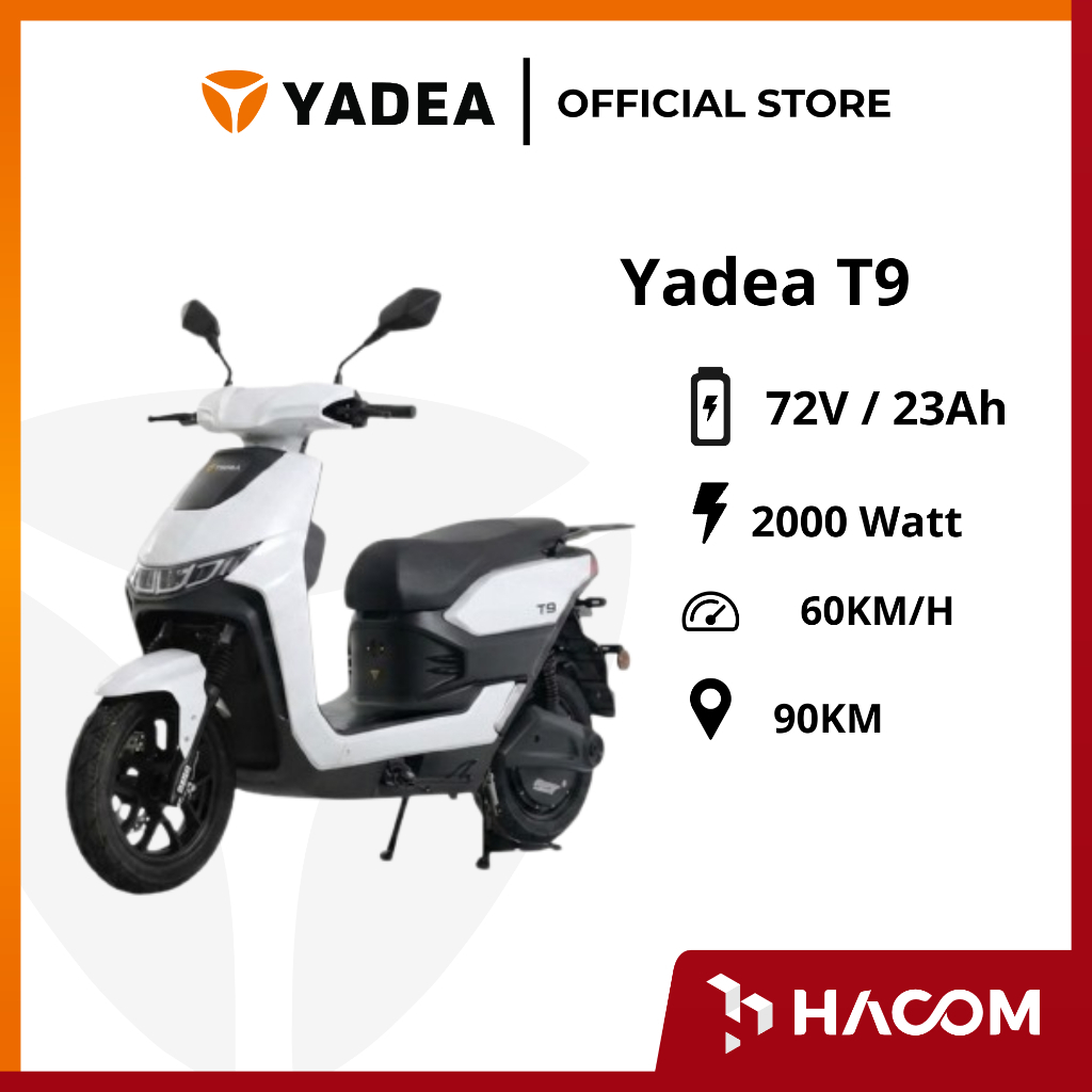 YADEA-Motor Listrik Yadea T9 Garansi Resmi Yadea 2 Tahun