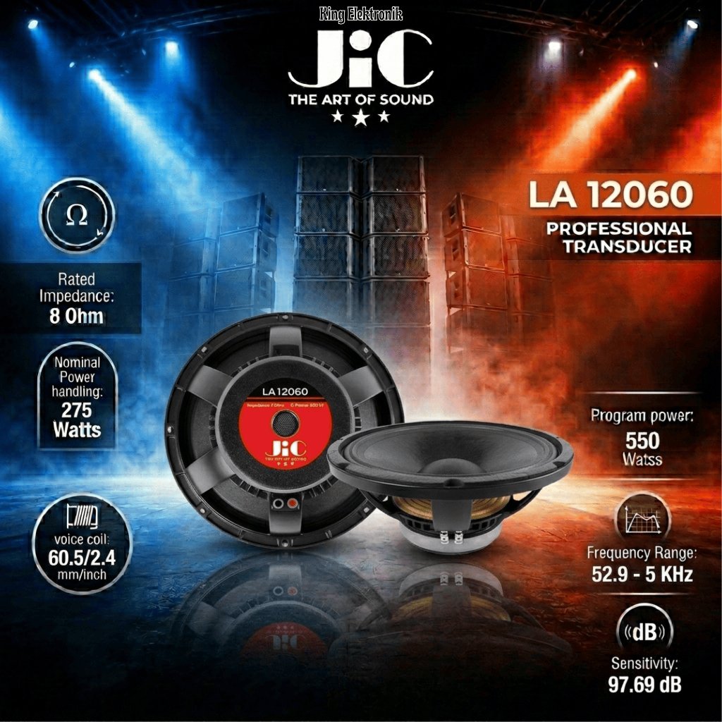 Speaker 12 Inch JIC LA 12060