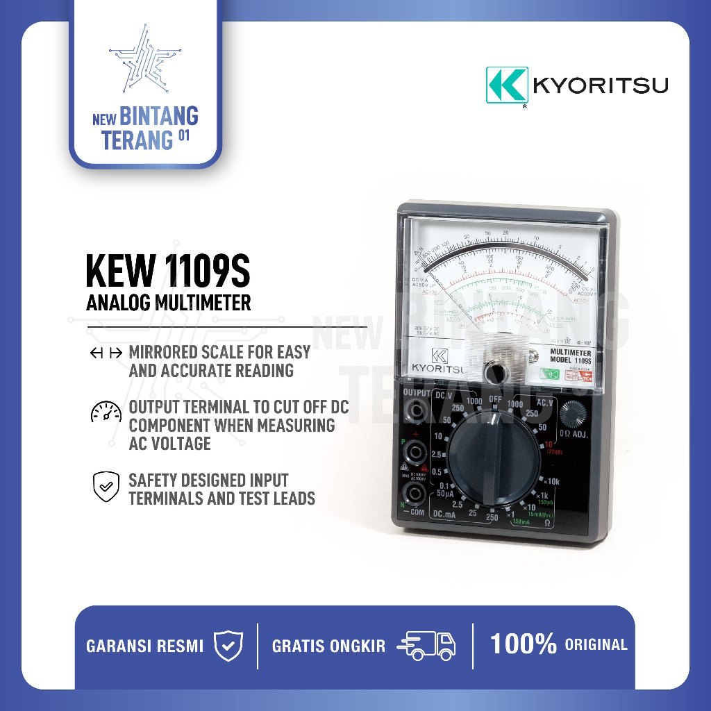 Analog Multimeter Kyoritsu 1109S