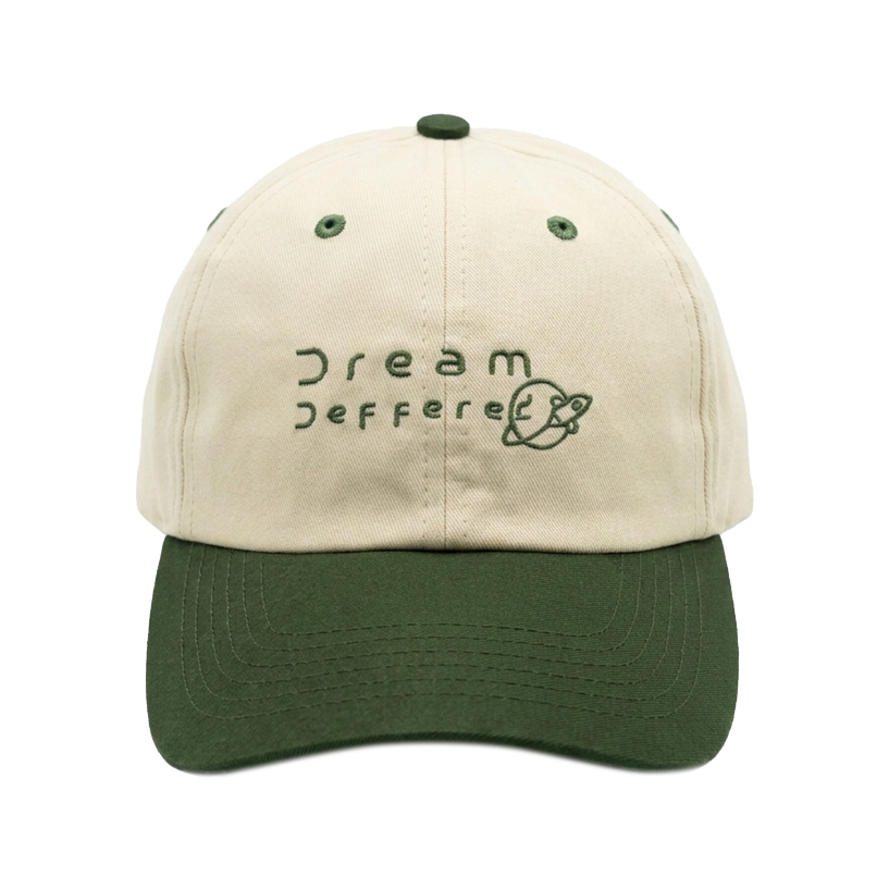 Topi Baseball Cap Design Dream Deffered Offwhite-Army
