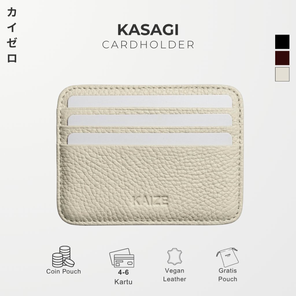 best seller kaize kasagi wallet card holder dompet kartu dan uang lipat pria wanita unisex