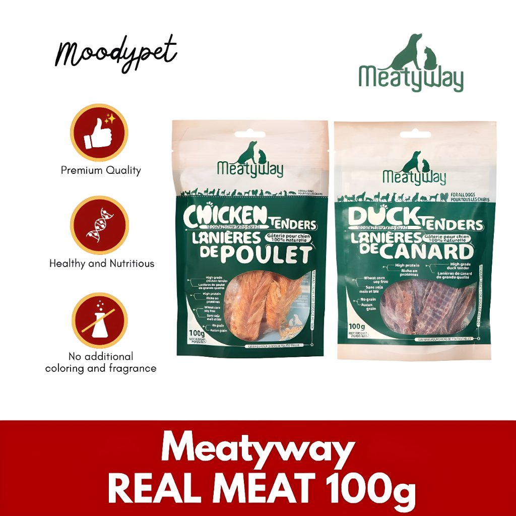 Snack Anjing Sehat Import Dog Treats Real Meat Meatyway