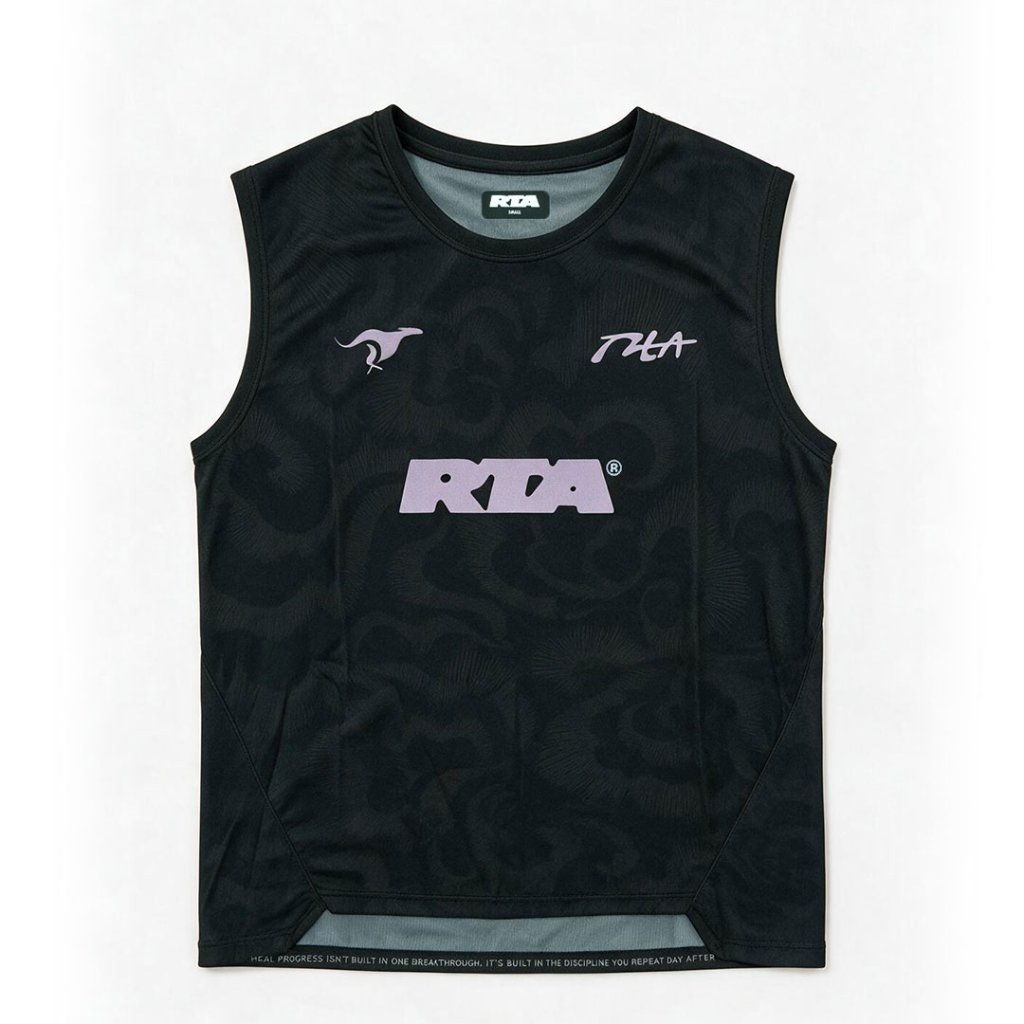 RTA s_t Black, RTA EMBLEM WOMAN CROP TANK