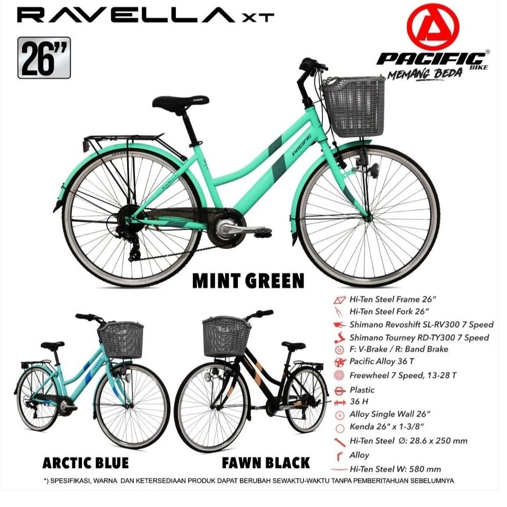 SEPEDA PACIFIC CTB 26" RAVELLA XT