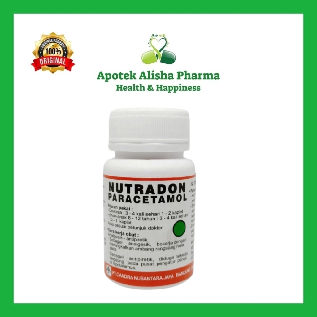Nutradon Pot Paracetamol 100 Tablet