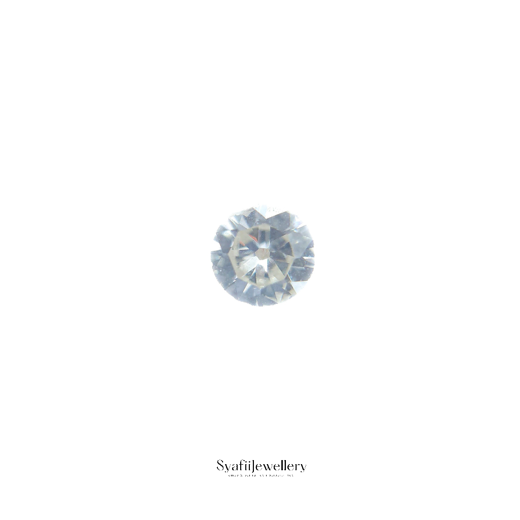 Natural Berlian Banjar 3.4mm 0.15ct