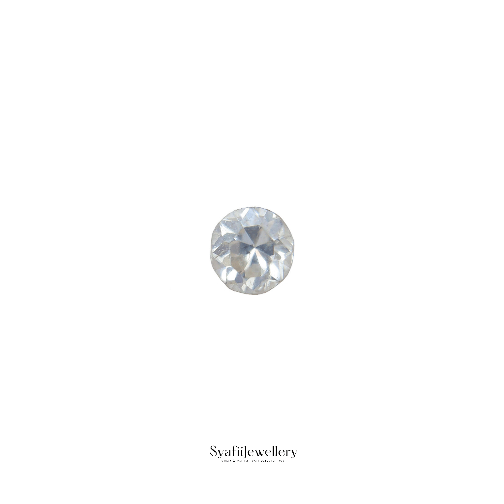 Natural Berlian Banjar 3mm 0.13ct