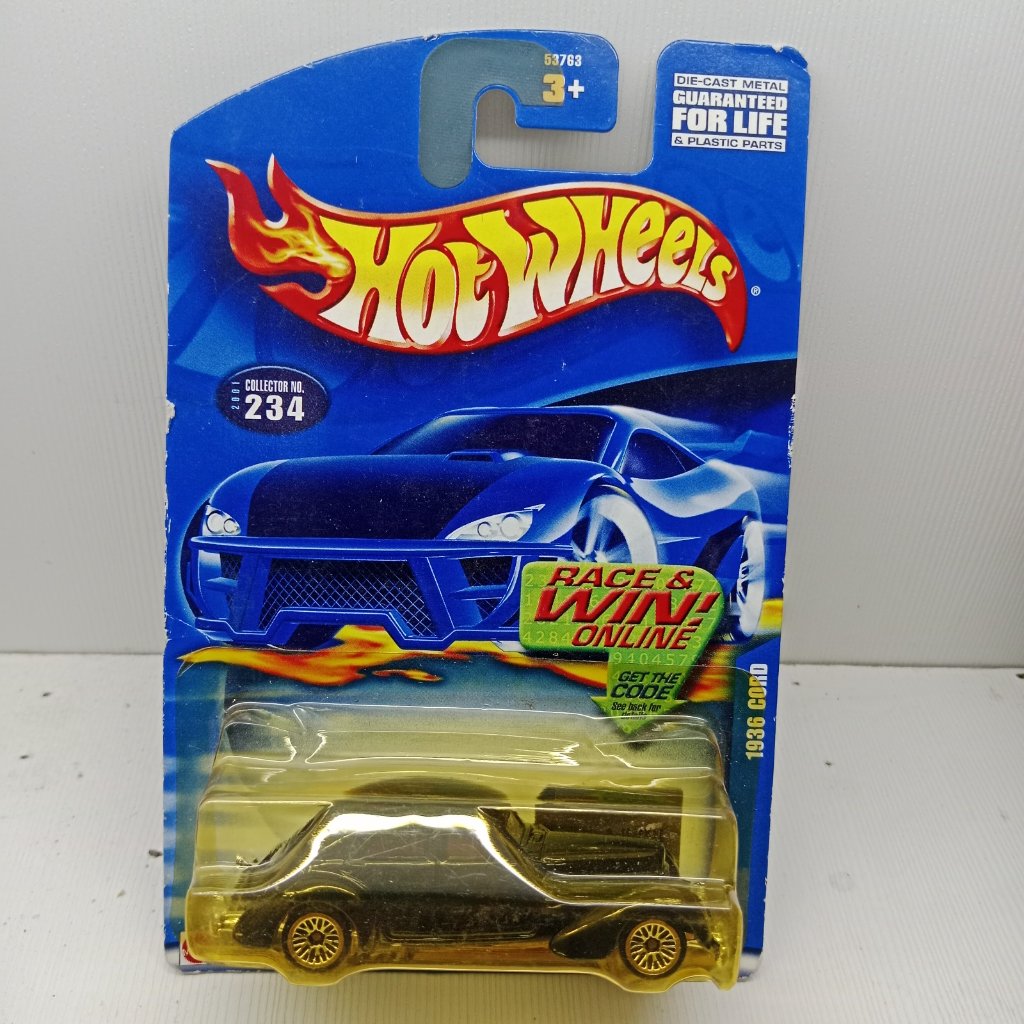 HOTWheels  1936 CORD  LWA-GG-354tepi card minus