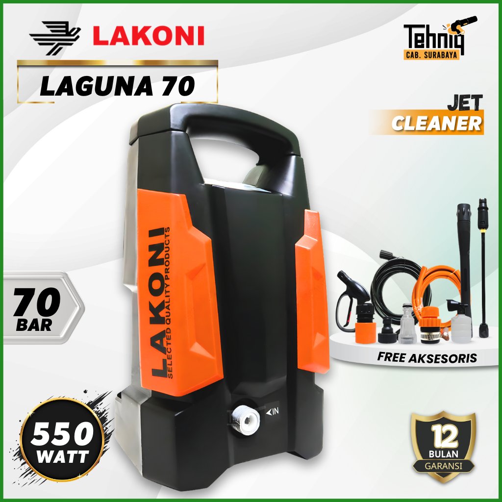 Mesin pencuci kendaraan LAKONI HPC LAGUNA 70 Mesin steam jet sprayer