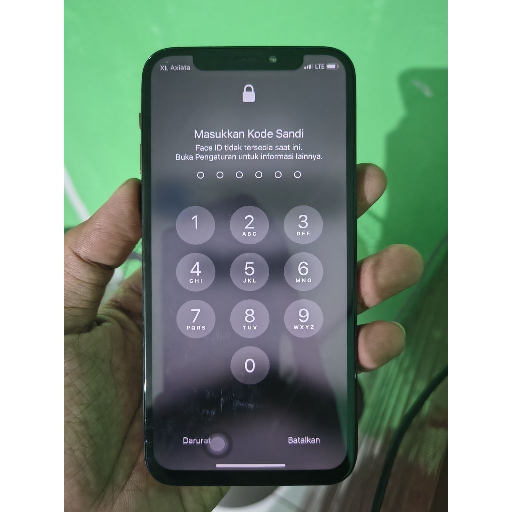 Mesin iPhone Xs Passcode ada sinyal (Mesin Only)