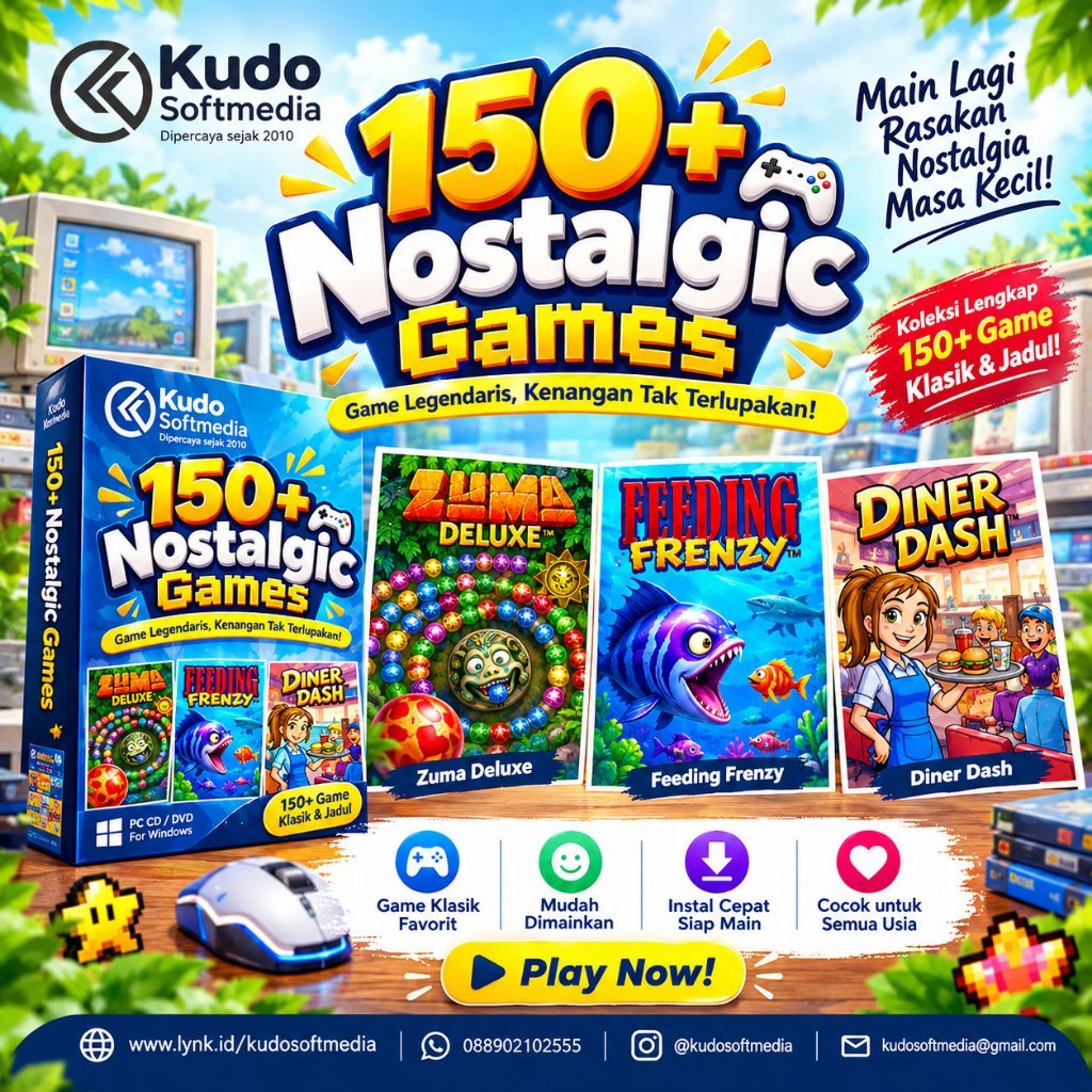 150+ NOSTALGIC GAMES | GAME PC JADUL & GAME KLASIK