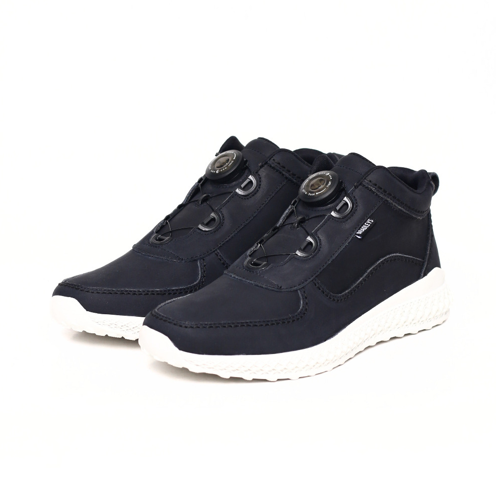 Sepatu Kulit Sneakers Tali Putar Bradleys Hero Sporty - Sepatu Boots Casual Kerja Sekolah