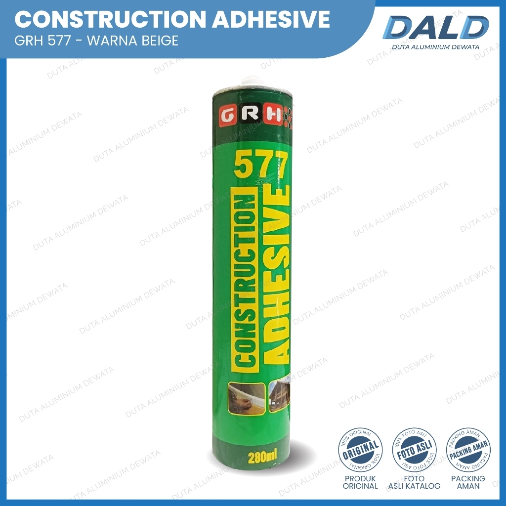 GRH 577 Glue Lem Sealant / Silikon / Silicone Sealant Adhesive GRH 577 Beige 280ml