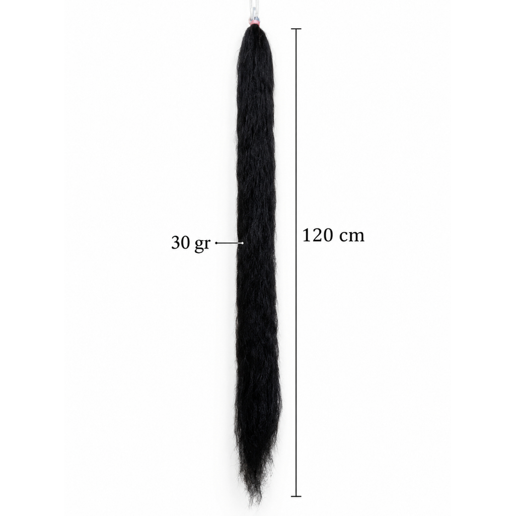 Rambut Cemara Tanpa Tulang / Ekstensi Rambut Cemara / Rambut Sanggul Adat