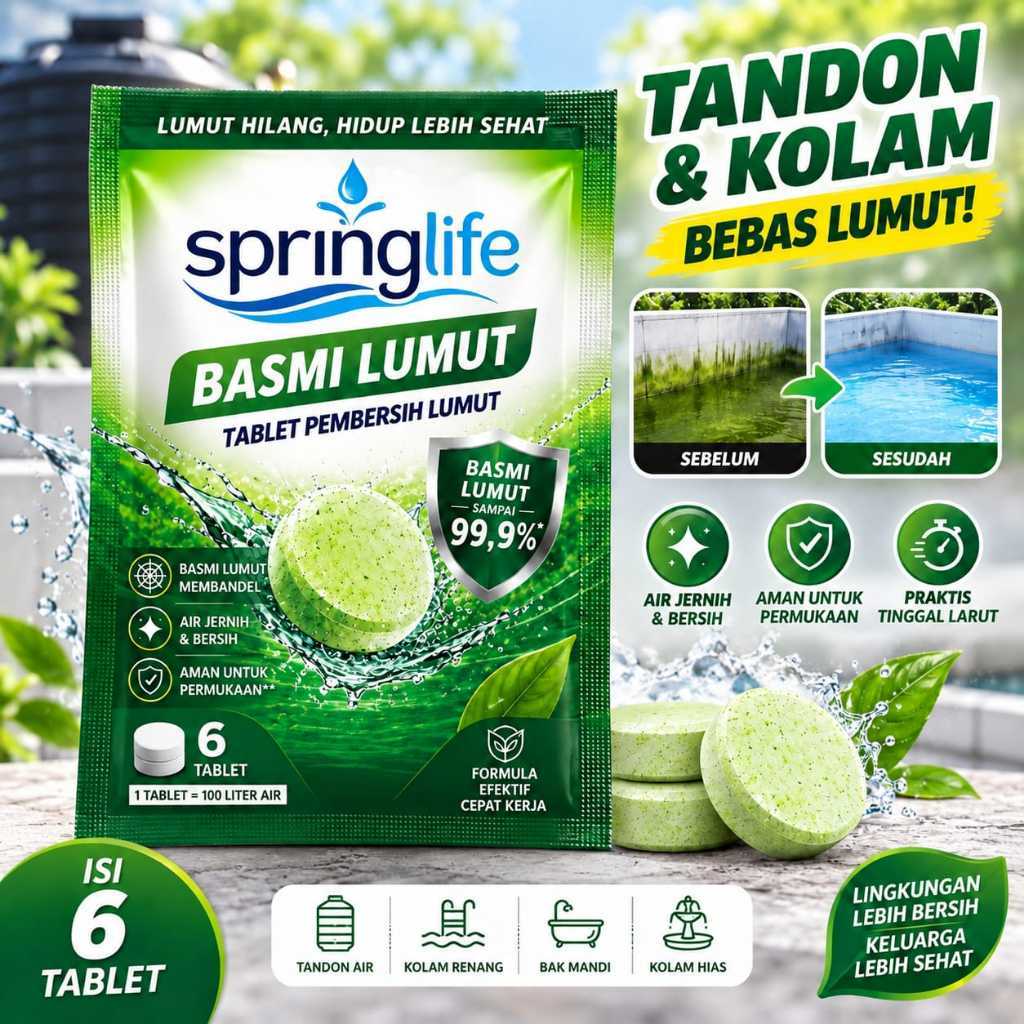 Springlife Tablet Pembasmi Lumut