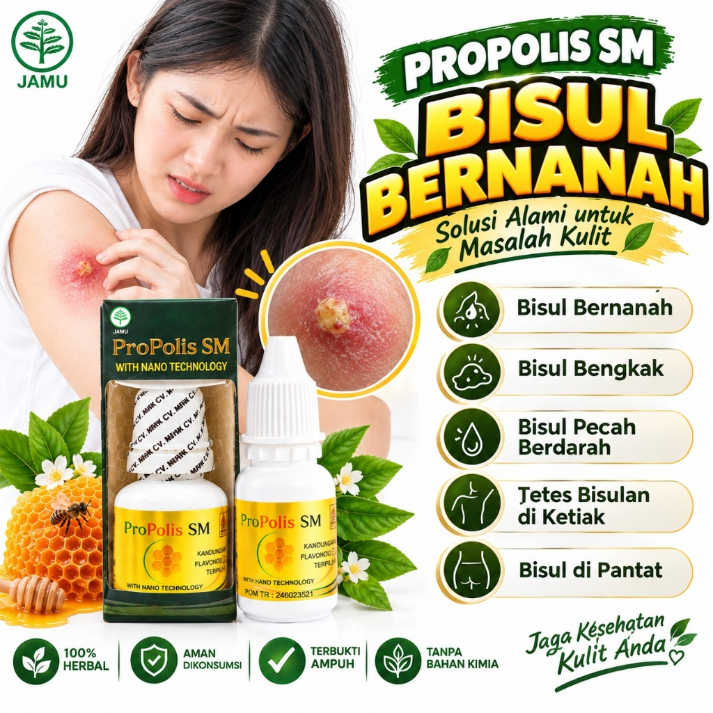 Obat Bisulan, Bisul Di Ketiak, Bisul Berdarah Bernanah, Nyeri Benjolan Cenang, Bisul di Pantat, Bisu