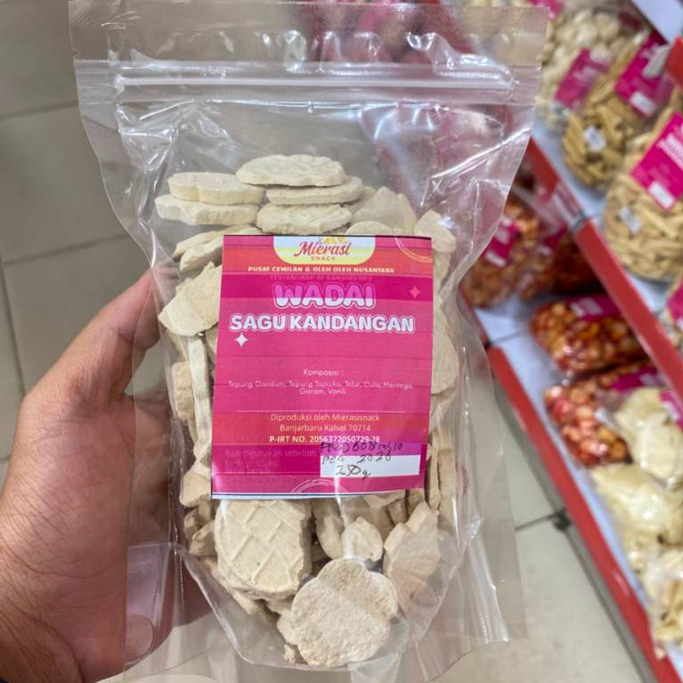 wadai sagu kandangan 250g | makanan banjar | sagu karakter | jajanan tradisional