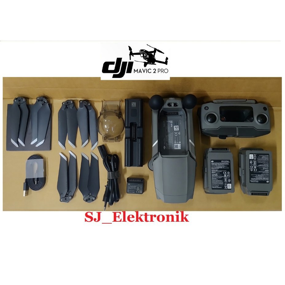 Drone DJI Mavic Pro Combo 2 Fullset Bonus Baterai dan tas  second (bekas)