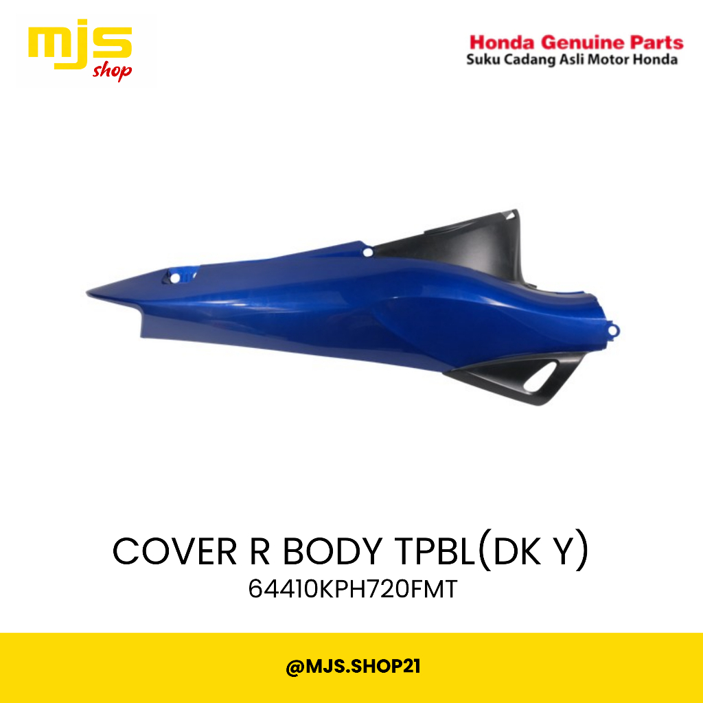 Cover Body Kanan Biru Honda Karisma KPH [64410-KPH-720FMT]