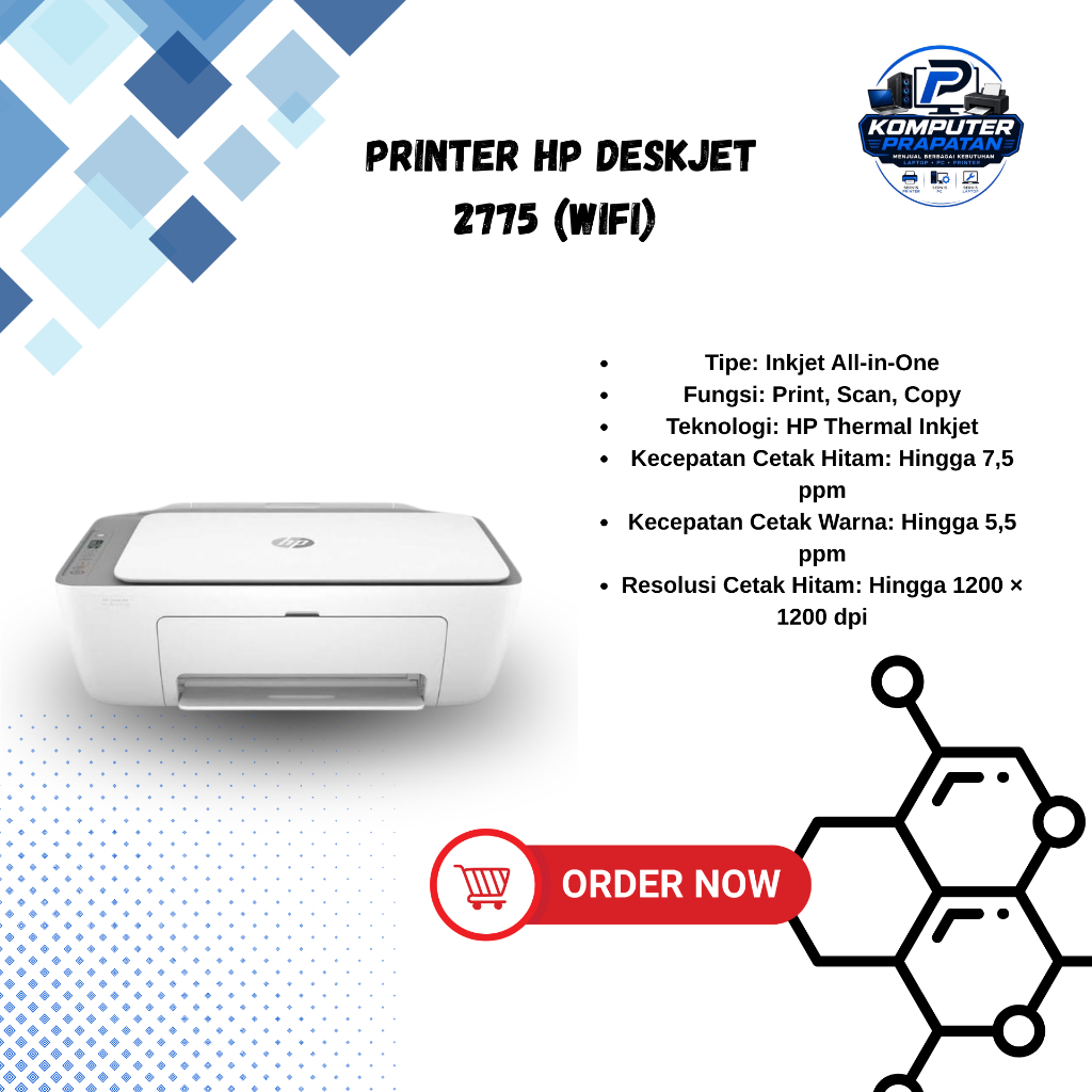 PRINTER HP DESKJET 2775 (WIFI)
