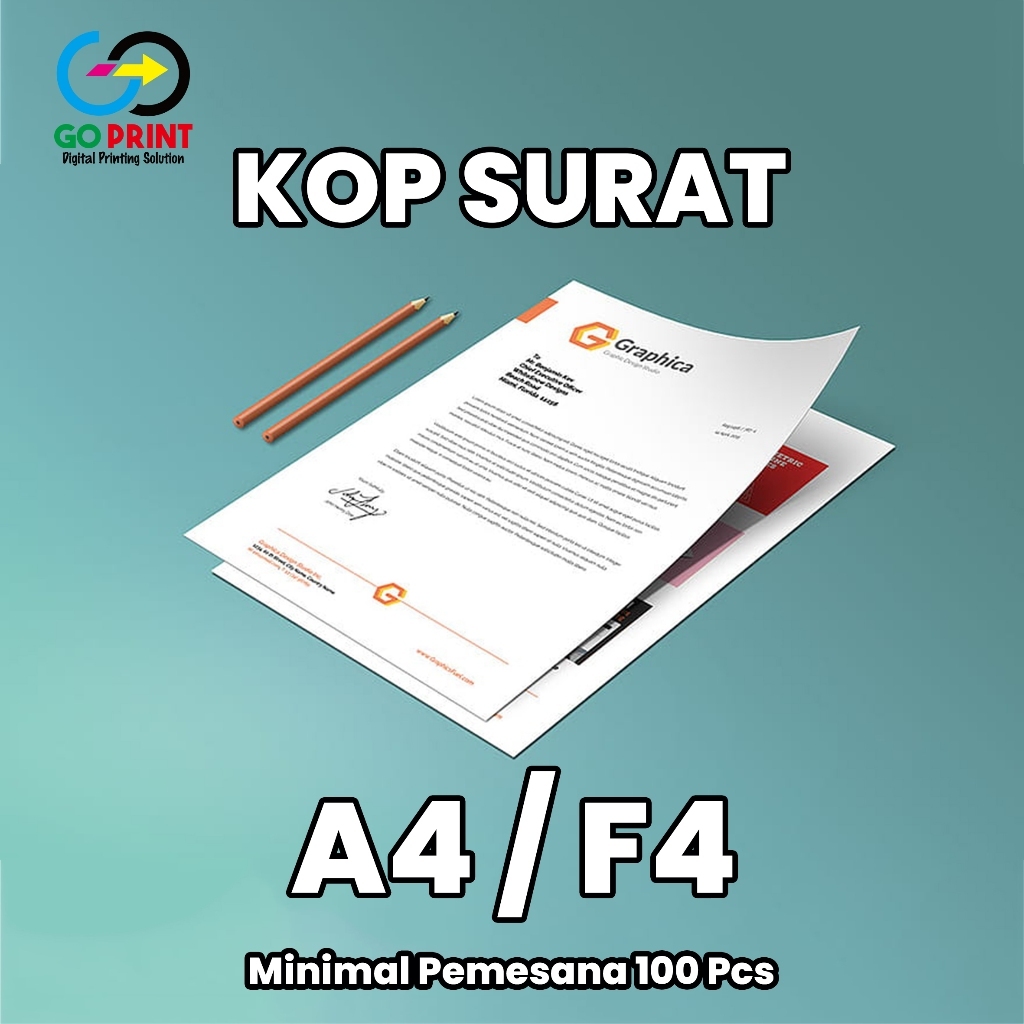 Cetak Kop Surat F4 A4 Full Color