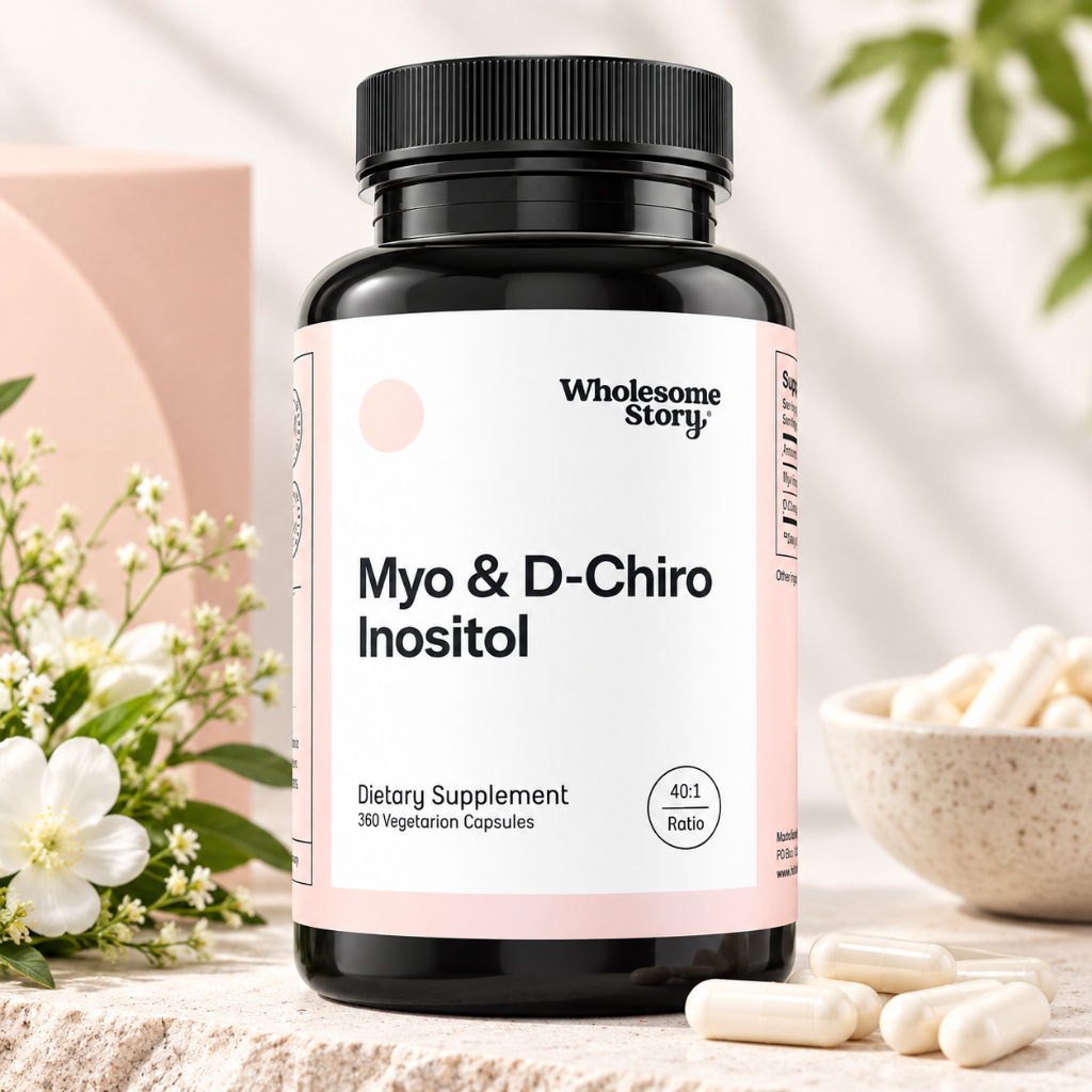 Myo-Inositol & D-Chiro Inositol 360 Vegetarian Capsules