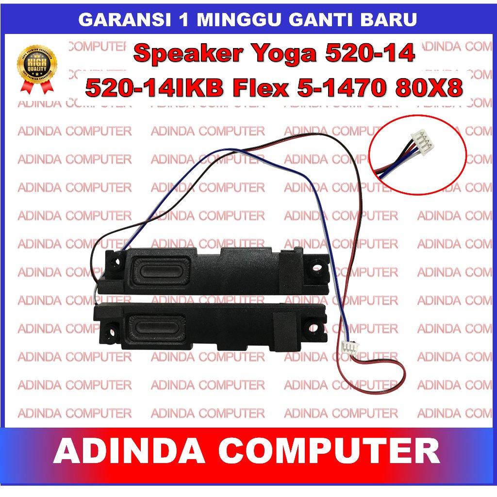 Speaker Lenovo Yoga 520-14 520-14IKB Flex 5-1470 80X8 5SB0N24831