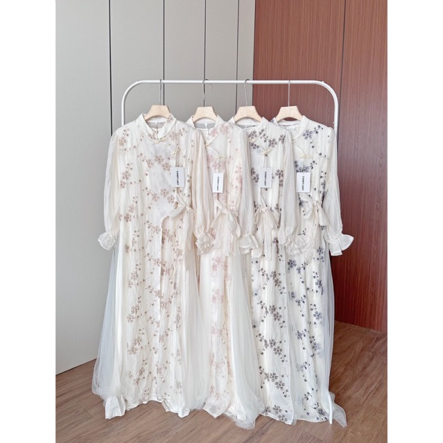 CANDY LADY Sakura Maxi / Gamis Motif Wanita Terbaru Dress Kondangan Cantik Bestseller
