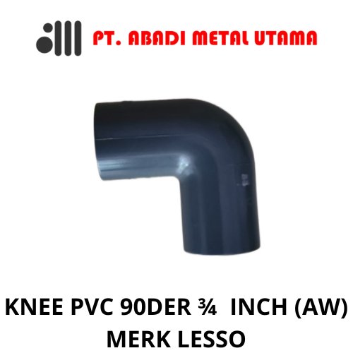 FITTING PVC ELBOW PVC 3/4 INCH AW MERK LESSO