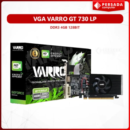 VGA VARRO GT 730 LP DDR3 4GB 128BIT VGA Gaming VGA VARRO GT 730 4GB Varro GT730 4GB