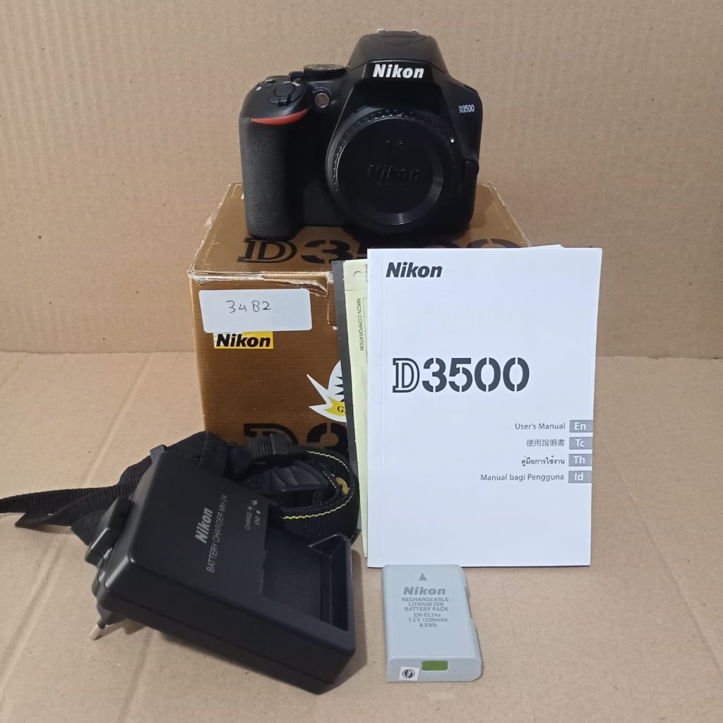 NIKON D3500 JB LIKE NEW SEPERTI BARU BODY ONLY 3482