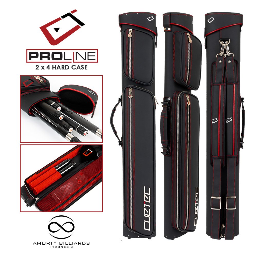 Cuetec Proline 2 x 4 Hard Case / Tas Billiard