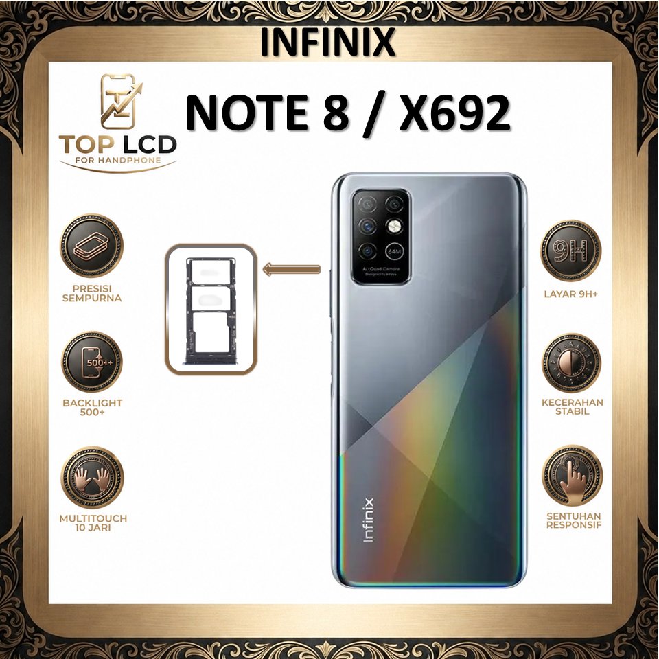 SIMTRAY / SIMLOCK INFINIX NOTE 8 /  X692 ORIGINAL COPOTAN
