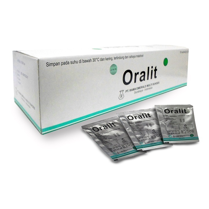 Oralit 1 Sachet - Serbuk Elektrolit untuk Atasi Dehidrasi Anak