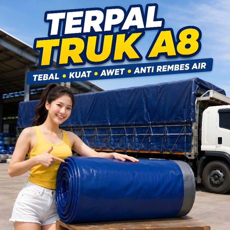 TERPAL TRUK TEBAL A8 / Terpal Korea A8 Untuk Truk Tebal Kuat Awet Anti Rembes Air / terpal trek