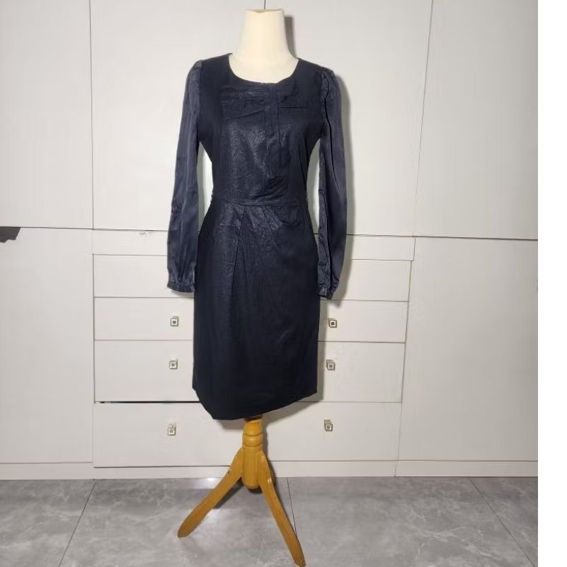 dress Hitam Formal Kerja Premium Brand RM052