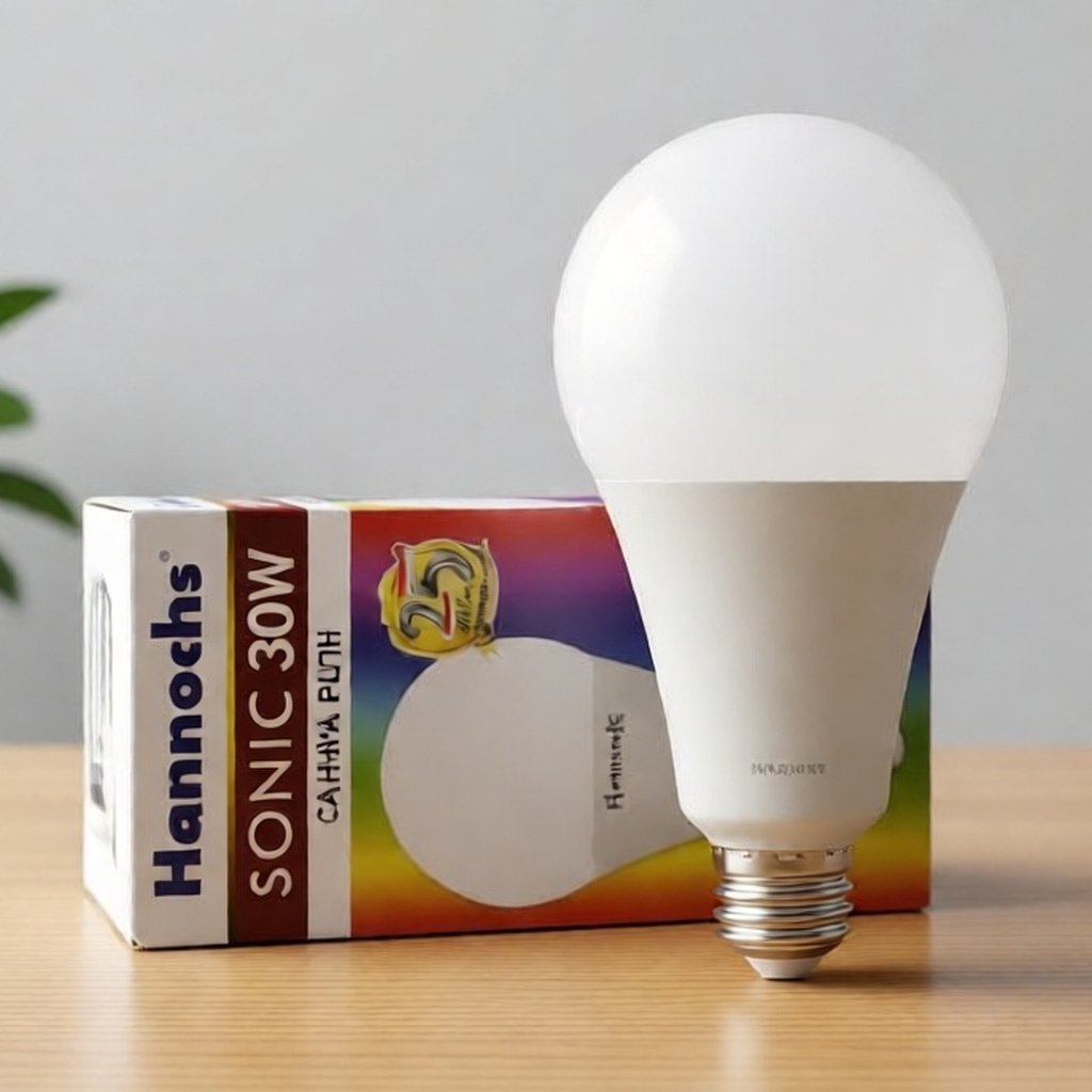 Bola Lampu Led 30 Watt Putih Hannochs Sonic