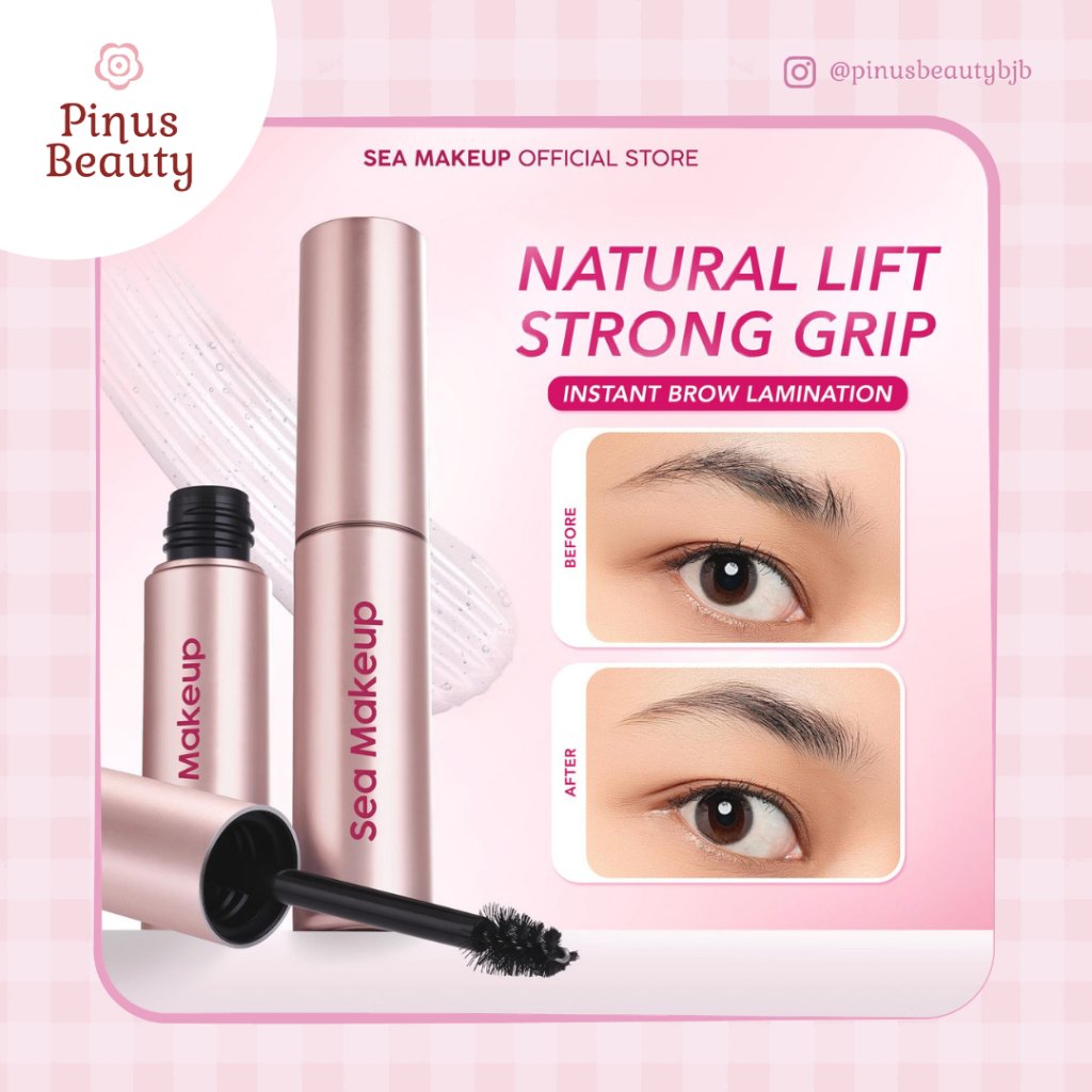 Sea Makeup Browstage Grip & Lift Gel 6 ml - Pomade Alis Transparan
